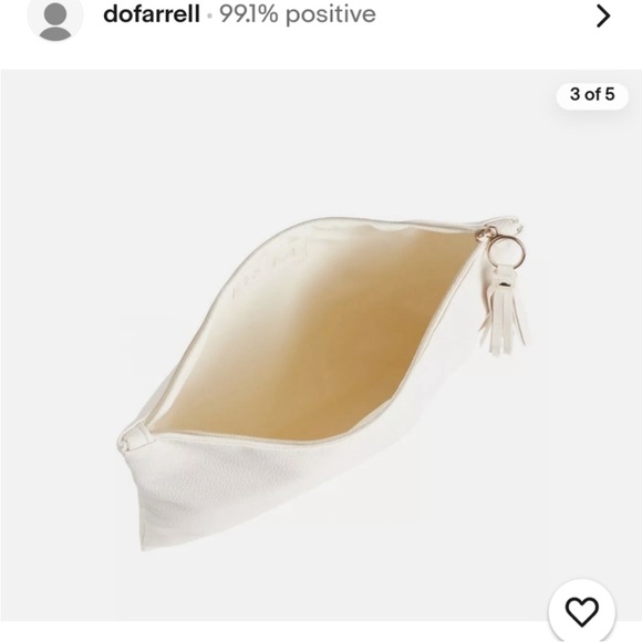 Rachel  Miriam Eve Vegan Leather Clutch - Picture 3 of 5